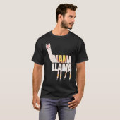 Geen Drama Llama een mama Llama voor mama Llama. T-shirt (Voorkant volledig)