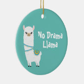 Geen drama Llama keramisch siermiddel Ornament (Rechts)