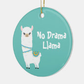 Geen drama Llama keramisch siermiddel Ornament (Links)
