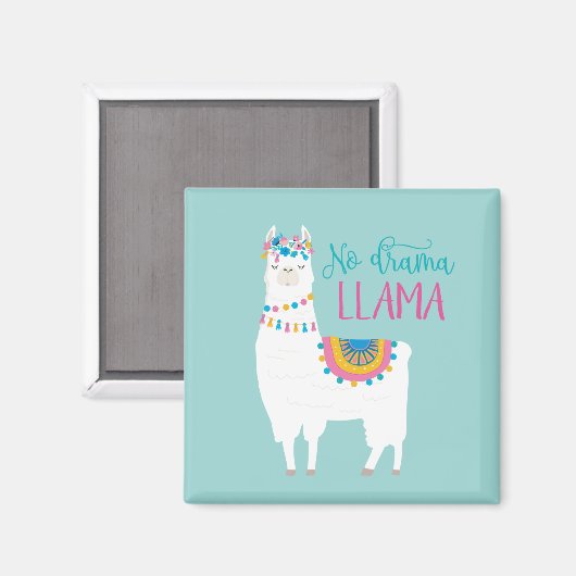 Geen Drama LLAMA Magneet (Voorkant / Achterkant)