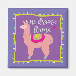 Geen Drama Llama Magnet