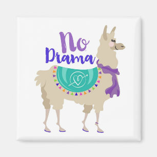 Geen Drama Llama Magnet