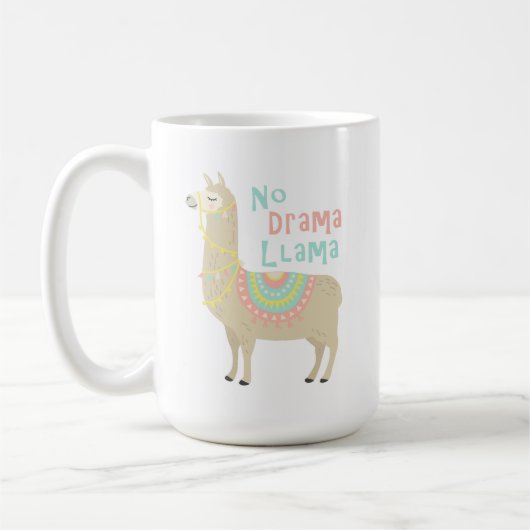 Geen Drama Llama Mok (Links)