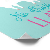 Geen Drama LLAMA Poster (Hoek)