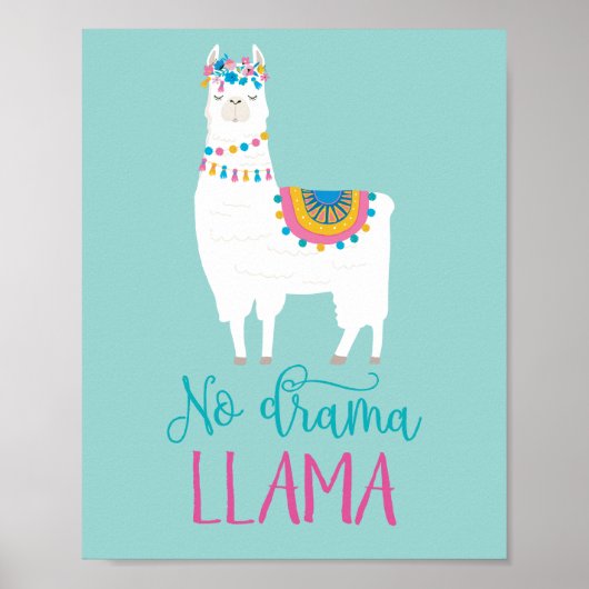 Geen Drama LLAMA Poster (Voorkant)