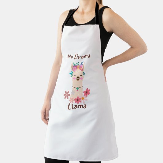 Geen drama Llama Schort (Insitu)