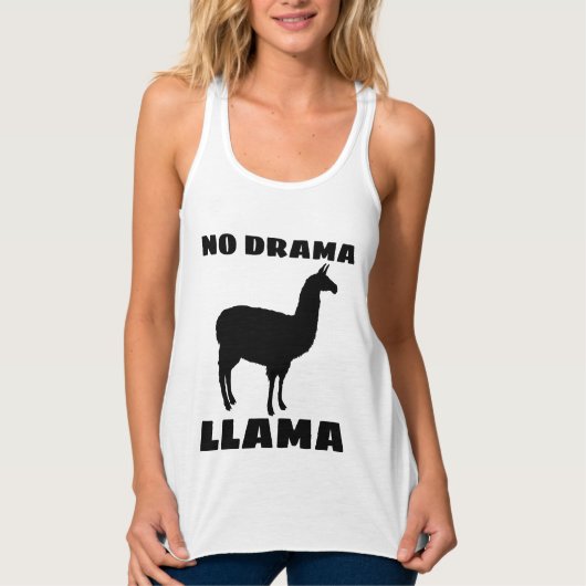 GEEN DRAMA LLAMA T-SHIRTS (Voorkant)