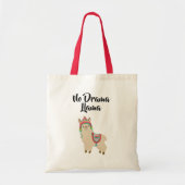 Geen Drama Llama. Tote Bag (Voorkant)
