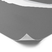 Geen drama Llama Wall Art Illustratie Poster (Hoek)