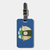 Geen Drama Llamas Brothers Bagagelabel (Voorkant verticaal)