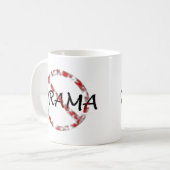 Geen drama-mok koffiemok (Voorkant links)