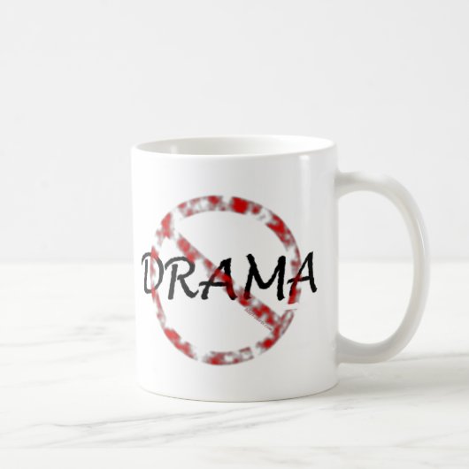 Geen drama-mok koffiemok (Rechts)