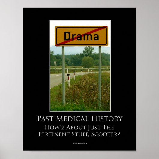 Geen Drama Motivatie Poster (Voorkant)
