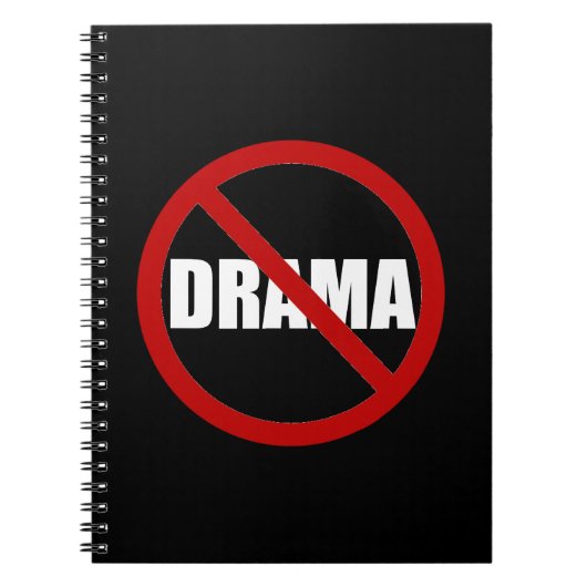 Geen Drama Notitieboek (Voorkant)