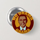 Geen Drama Obama Button (Voorkant /achterkant)