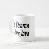 Geen Drama Quote halve tekst Koffiemok (Voorkant links)