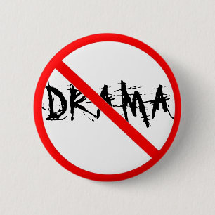 GEEN DRAMA RONDE BUTTON 5,7 CM