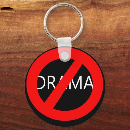 Geen drama-Sleutelhanger - Donker Sleutelhanger (Voorkant)