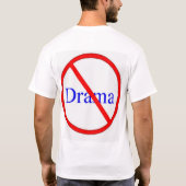 Geen Drama T-shirt (Achterkant)