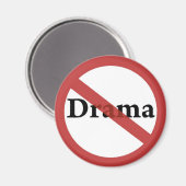 Geen Drama toegestaan. Magneet (Voorkant / Achterkant)