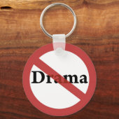 Geen Drama toegestaan. Sleutelhanger (Voorkant)