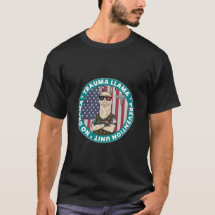 Geen Drama Trauma Llama Nurse Grappig EMS Gift T-shirt