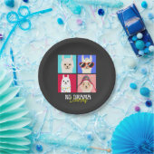 Geen drama van Llama Papieren Bordje (Feest)