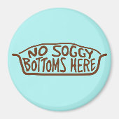 Geen drassige bodems hier - Bruin Magneet (Voorkant)