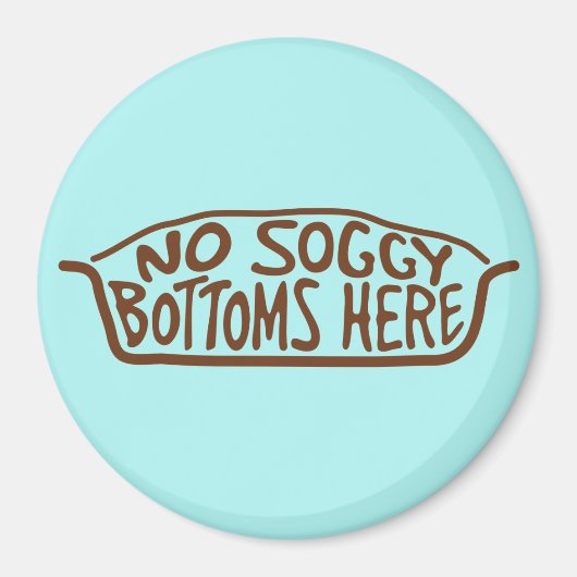 Geen drassige bodems hier - Bruin Magneet (Voorkant)