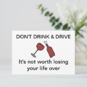 Geen drink- en schijfstation Kaart (Staand voorkant)