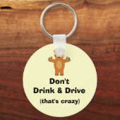 Geen Drink en station Sleutelhanger (Voorkant)