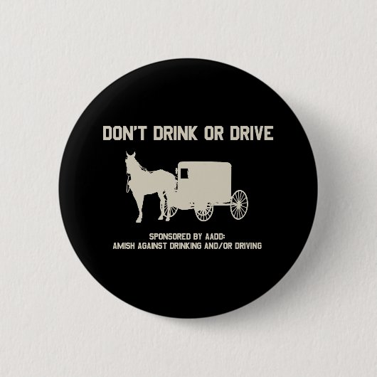 geen drink of schijf ronde button 5,7 cm (Voorkant)