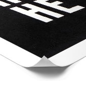 Geen drink, pap sovjetantialcoholistische propagan poster (Hoek)