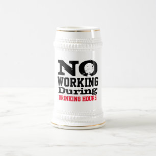 Geen Drink uren Happy Hour grappig Bierpul
