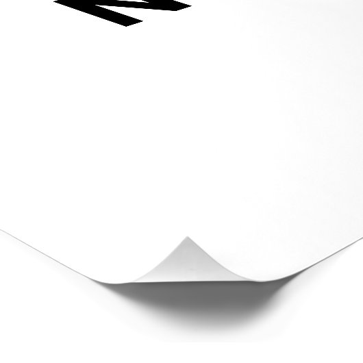 Geen drinkwater, verbodsbordje perfect poster (Hoek)