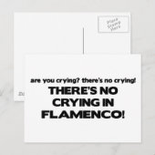 Geen drogen - Flamenco Briefkaart (Voorkant / Achterkant)