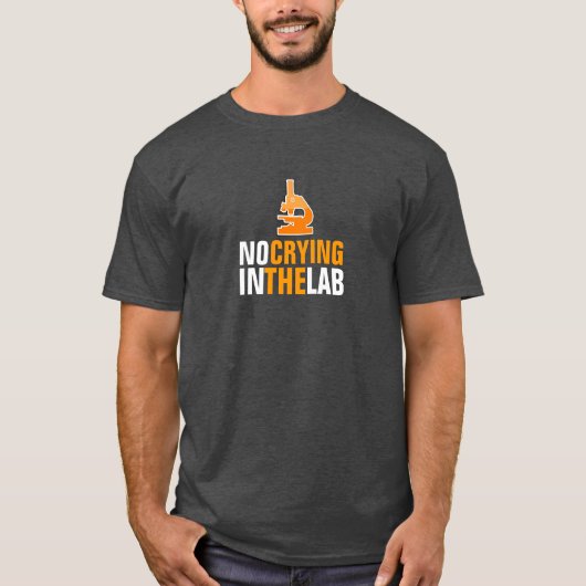 Geen drogen in het T-shirt van het lab (Voorkant)