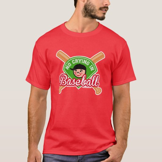 Geen drogen in honkbal - Cute Kind Bats Diamond T-shirt (Voorkant)