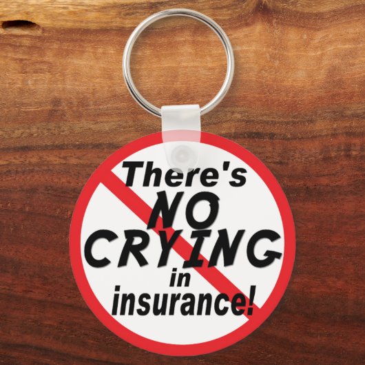 Geen drogen in verzekering.png sleutelhanger (Voorkant)