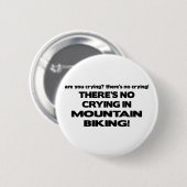 Geen drogen - mountainbiking ronde button 5,7 cm (Voorkant /achterkant)