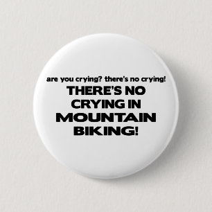 Geen drogen - mountainbiking ronde button 5,7 cm