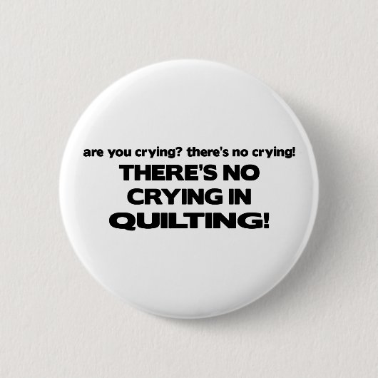 Geen drogen - Quilting Ronde Button 5,7 Cm (Voorkant)
