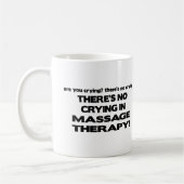 Geen droging bij massagetherapie koffiemok (Links)