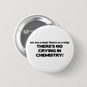 Geen droging in chemie ronde button 5,7 cm (Voorkant /achterkant)