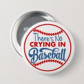 Geen droging in de Button van de Baseball Round (Voorkant /achterkant)