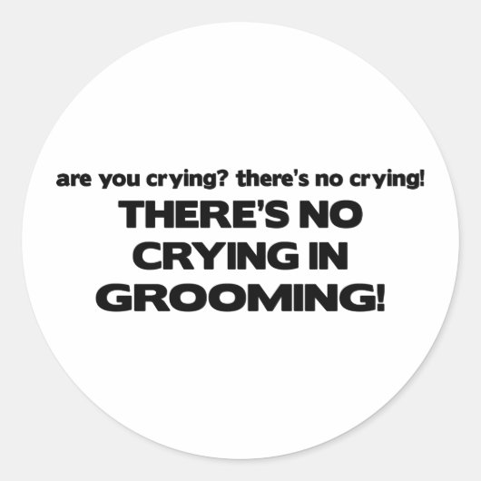 Geen droging in het kamperen ronde sticker (Voorkant)