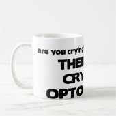 Geen droging in optometrie koffiemok (Links)