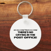 Geen droging in Post Kantoor Sleutelhanger (Voorkant)