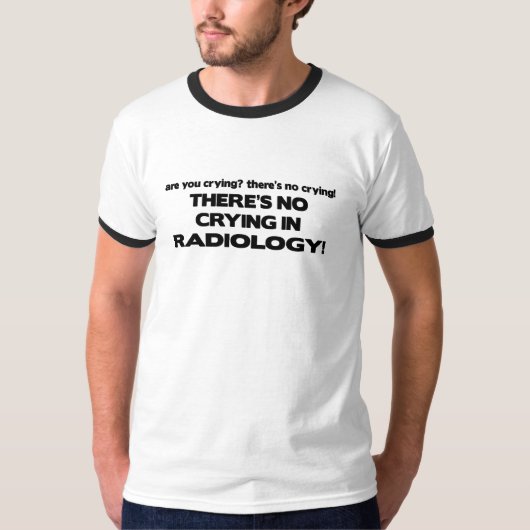 Geen droging in radiologie t-shirt (Voorkant)