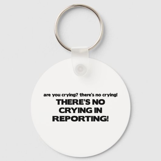 Geen Droging in Rapportering Sleutelhanger (Voorkant)